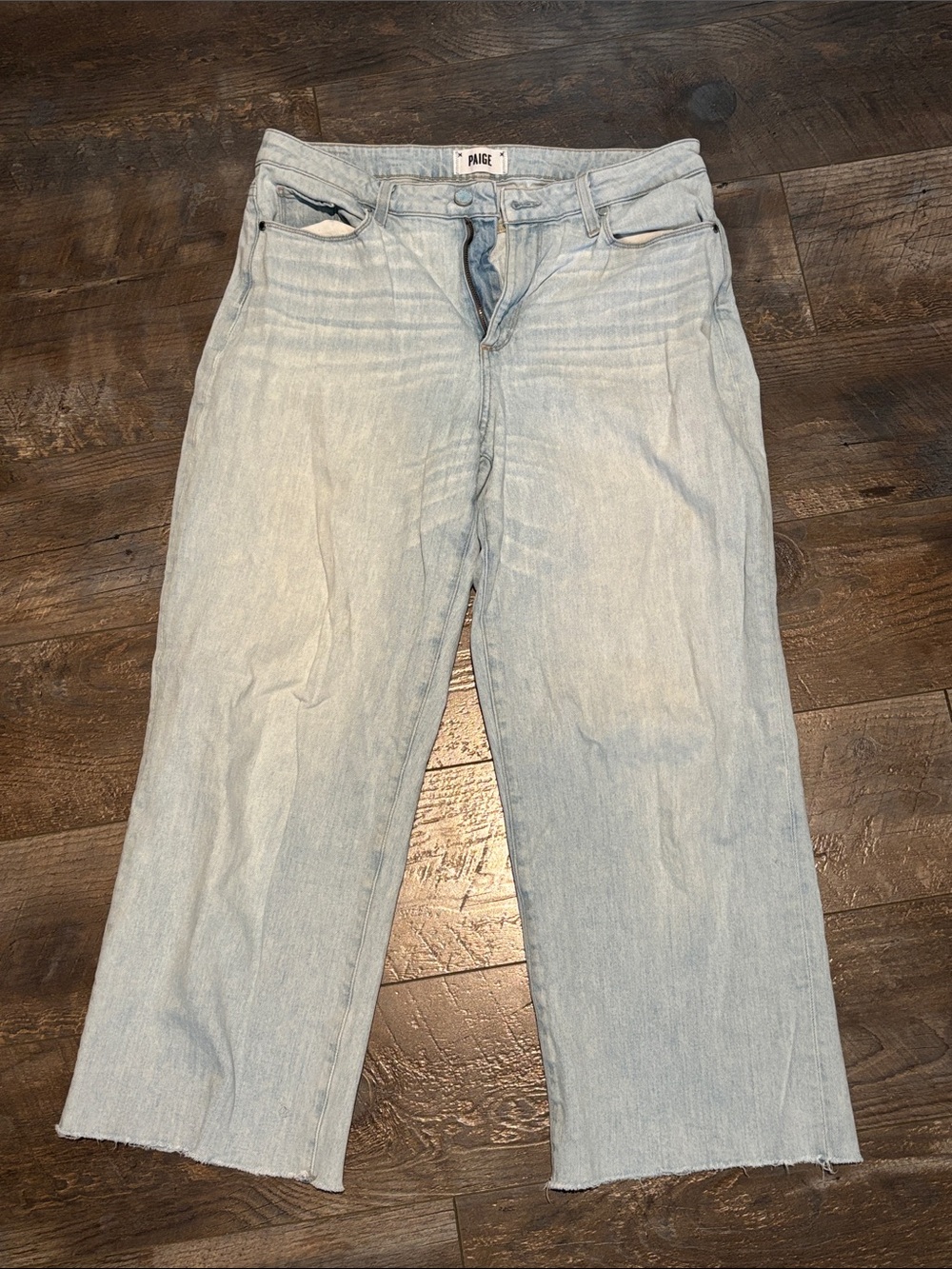 PAIGE Nellie Wide Leg Crop Jeans